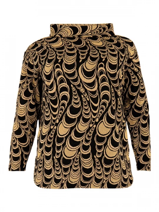 Foto van product YOEK Tuniek bruin / zwart