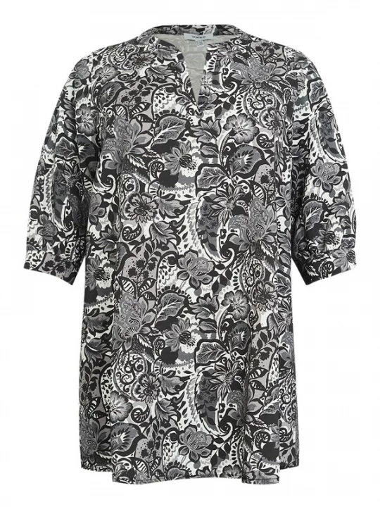 Foto van product YOEK Tuniek grijs / zwart / wit