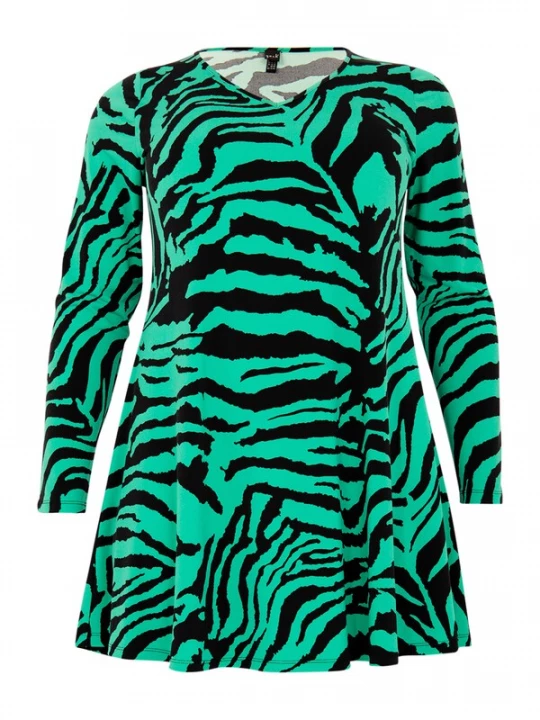 Foto van product YOEK Tuniek groen / zwart