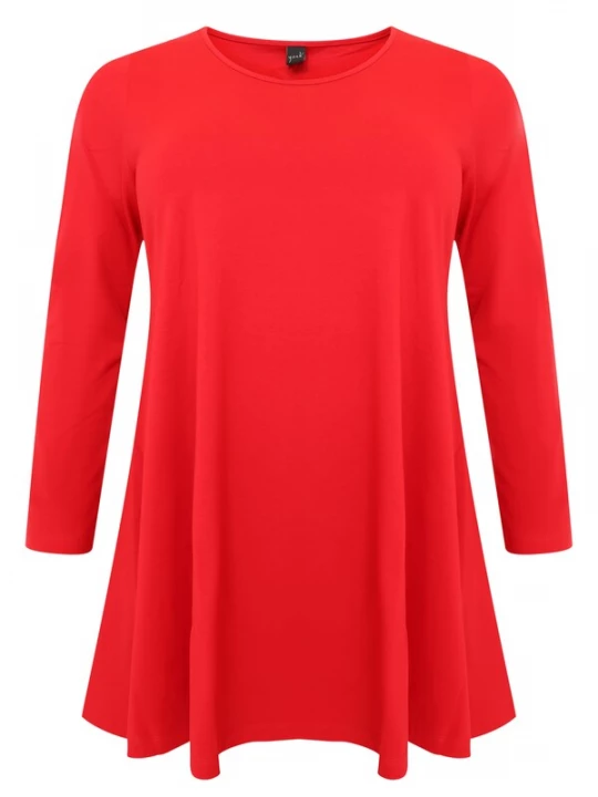 Foto van product YOEK Tuniek ' Tiffany ' rood