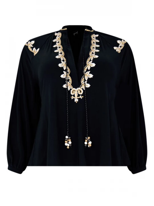 Foto van product YOEK Tuniek zwart / wit