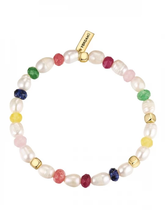 Foto van product Yokoamii Armband gemengde kleuren / wit