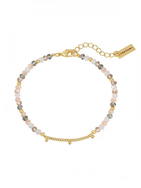 Foto van product Yokoamii Armband goud / rosé / zilver / parelwit