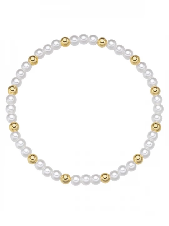 Foto van product Yokoamii Armband goud / wit