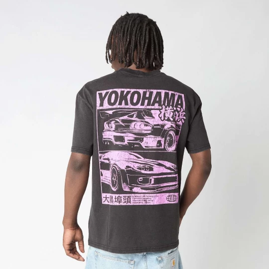 Foto van product Yokohama Vintage Oversize Tee Mister Tee zwart
