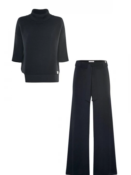 Foto van product YOU LOOK PERFECT Huispak 'LOUNGEWEAR SET - Pullover Bailey & Pants Bailey' zwart