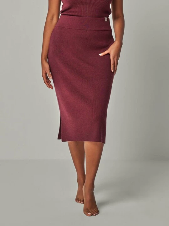 Foto van product YOU LOOK PERFECT Rok 'Erika' bordeaux