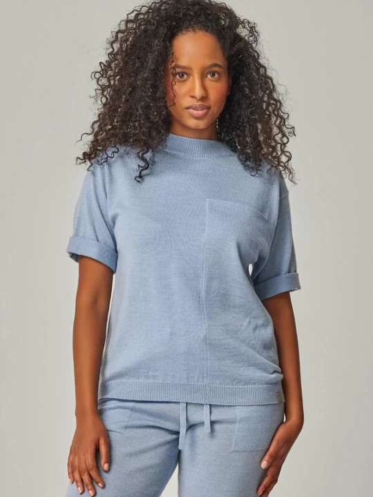 Foto van product YOU LOOK PERFECT Shirt 'Elfie' lichtblauw