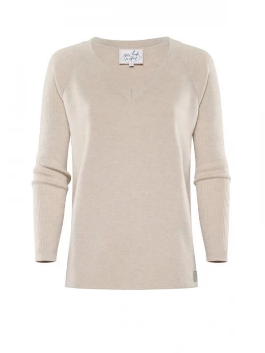 Foto van product YOU LOOK PERFECT Trui 'DORINA' beige