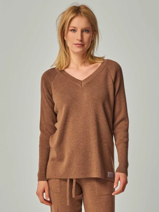 Foto van product YOU LOOK PERFECT Trui 'DORINA' cognac