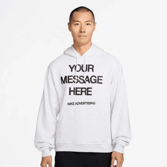 Foto van product "Your Message Here" Graphic Fleece Hoodie Nike wit