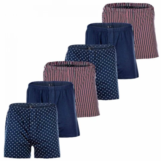 Foto van product Yourbasics Boxershorts blauw / rood / wit