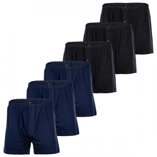 Foto van product Yourbasics Boxershorts nachtblauw / zwart