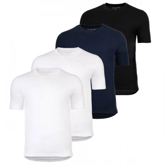 Foto van product Yourbasics Shirt blauw / zwart / wit