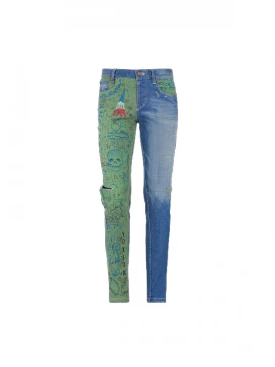 Foto van product Yoxeone Jeans 'GRAFF PARIS' blauw denim