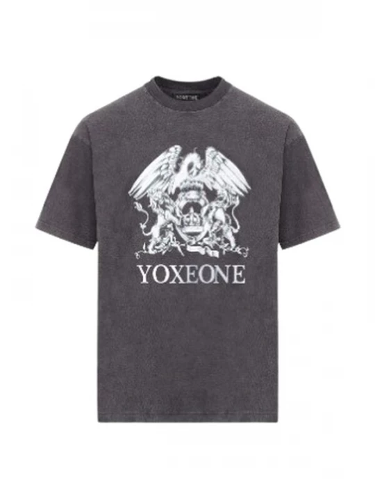 Foto van product Yoxeone Shirt 'QUEEN' donkergrijs