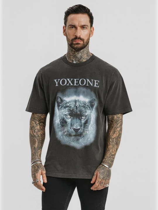 Foto van product Yoxeone Sweatshirt 'SPRIT PANTERE' donkergrijs