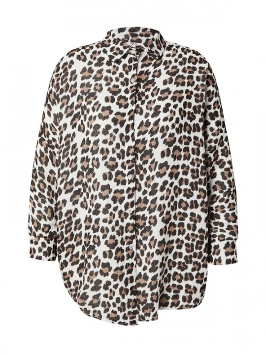 Foto van product Z-One Blouse 'Le44ony' brokaat / zwart / wit