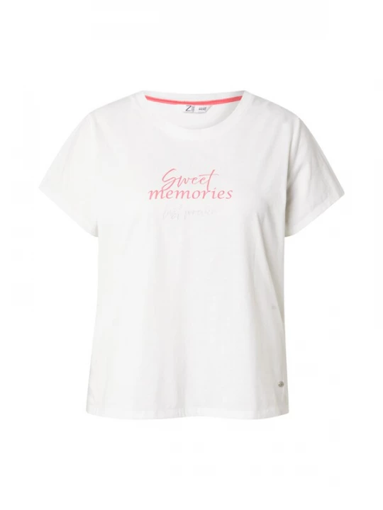 Foto van product Z-One Shirt 'Ma44ddi' grijs / pink / offwhite