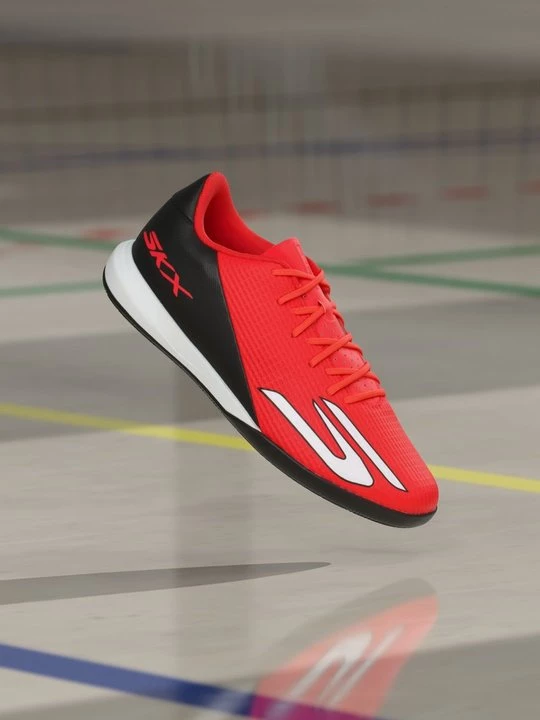 Foto van product Zaalvoetbalschoenen Skechers rood