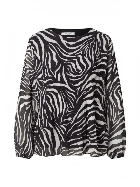 Foto van product ZABAIONE Blouse 'Al44bii' zwart / wit