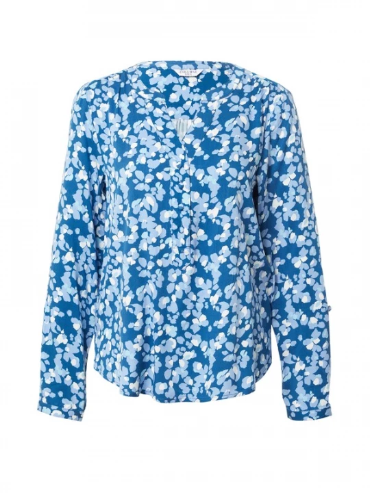 Foto van product ZABAIONE Blouse 'Annabelle' hemelsblauw / lichtblauw / mintgroen / wit