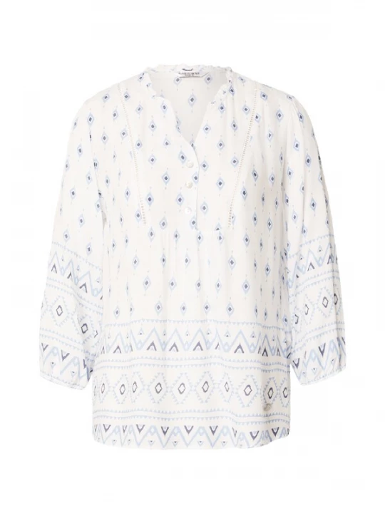 Foto van product ZABAIONE Blouse 'De44steny' lichtblauw / wit