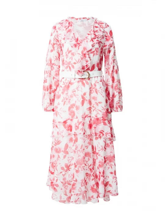 Foto van product ZABAIONE Jurk 'Sc44arlet' ecru / pink / lichtroze