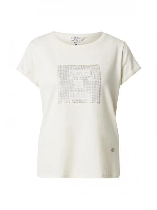Foto van product ZABAIONE Shirt 'Au44tumn' goud / zilver / offwhite