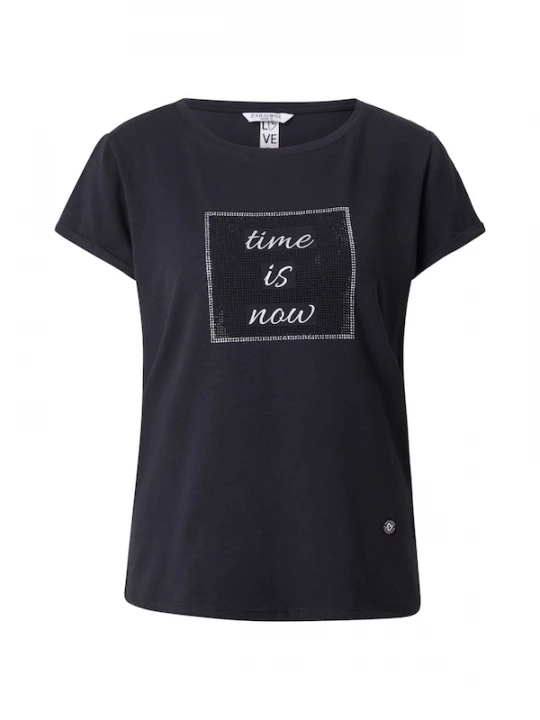 Foto van product ZABAIONE Shirt 'Au44tumn' zwart / wit