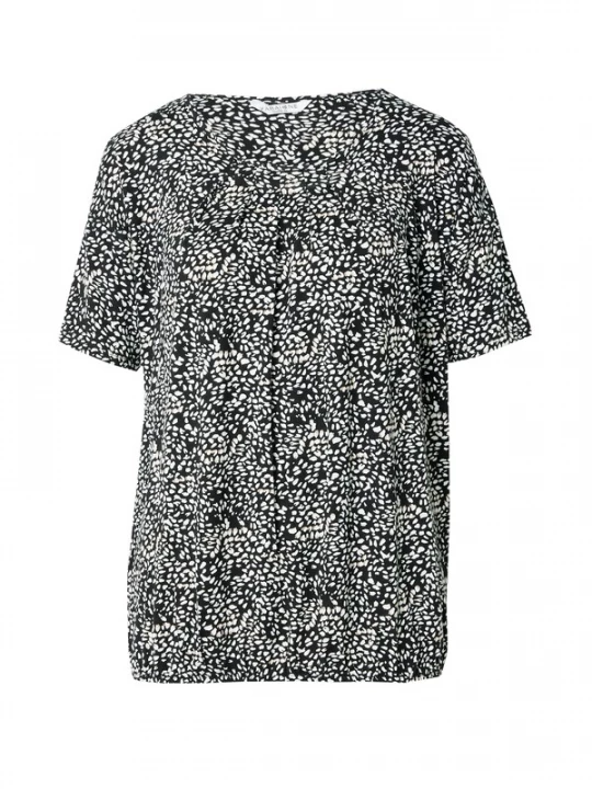 Foto van product ZABAIONE Shirt 'Ma44na' zwart / wit