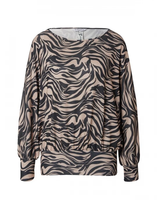 Foto van product ZABAIONE Shirt 'Mi44a' beige / zwart