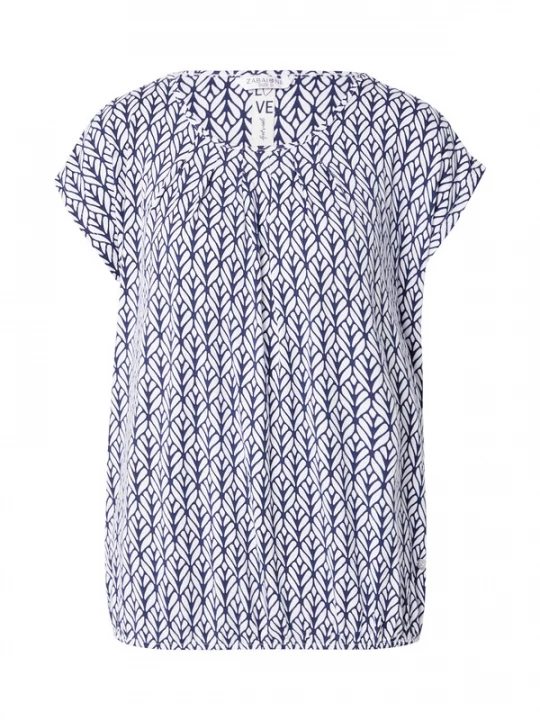 Foto van product ZABAIONE Shirt 'Mi44nou' navy / wolwit