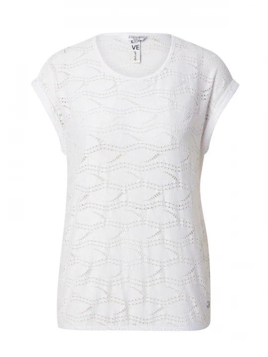 Foto van product ZABAIONE Shirt 'Ru44th' wit
