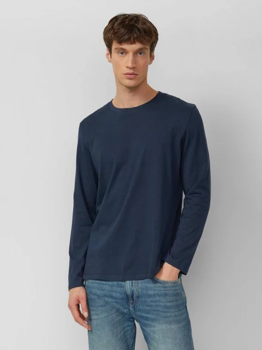 Foto van product Zacht katoenen shirt met lange mouwen s.Oliver blauw