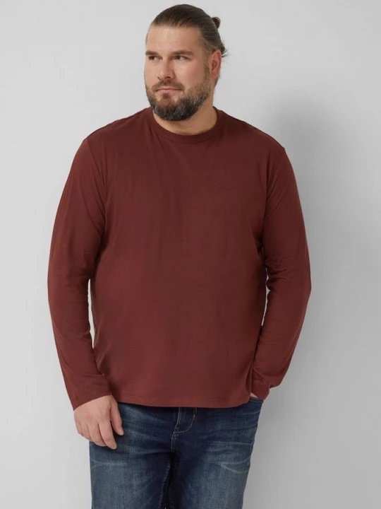 Foto van product Zacht katoenen shirt met lange mouwen s.Oliver rood