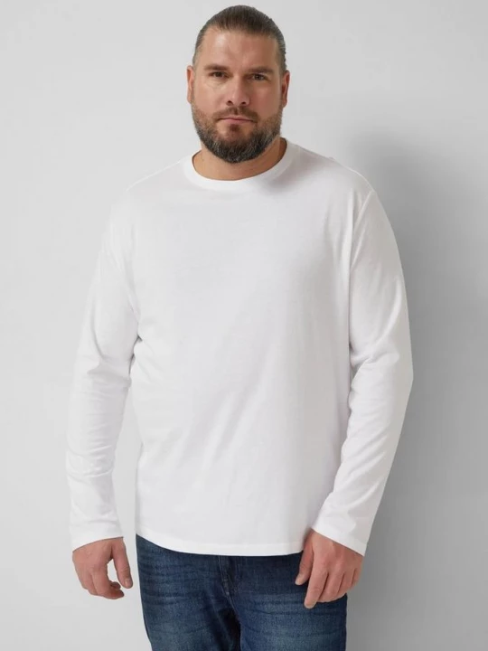 Foto van product Zacht katoenen shirt met lange mouwen s.Oliver wit