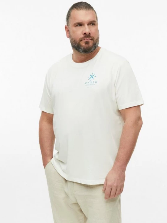 Foto van product Zacht katoenen T-shirt met print op de voorkant s.Oliver crème