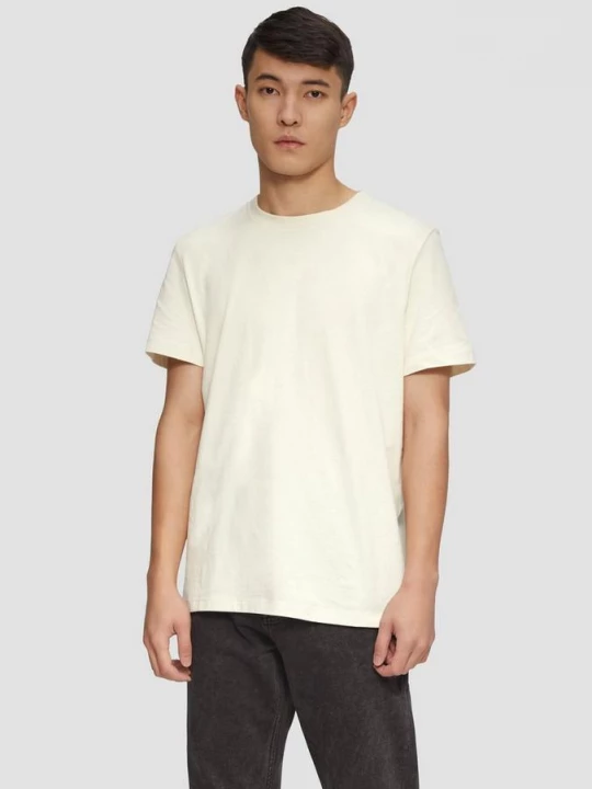 Foto van product Zacht katoenen T-shirt met ronde hals s.Oliver crème