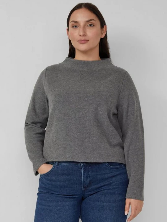 Foto van product Zacht sweatshirt met opstaande kraag s.Oliver grijs