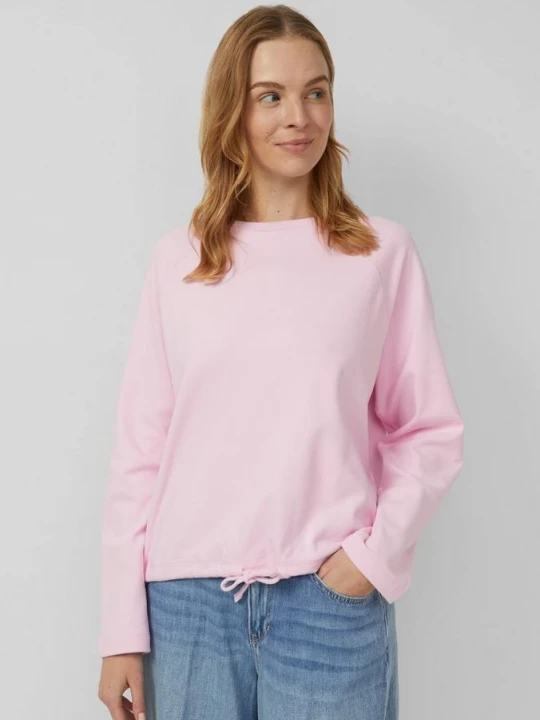 Foto van product Zacht sweatshirt met strikdetail s.Oliver roze
