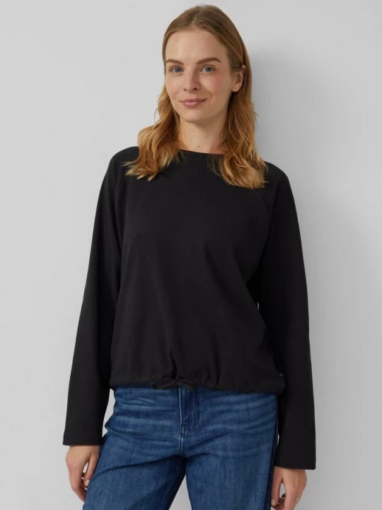 Foto van product Zacht sweatshirt met strikdetail s.Oliver zwart