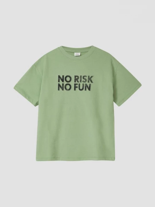 Foto van product Zacht sweatshirt T-shirt in een oversized pasvorm s.Oliver groen