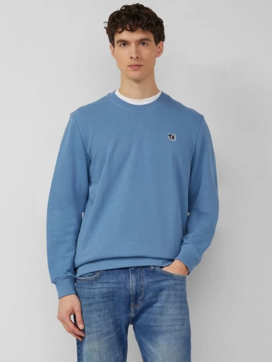 Foto van product Zacht sweatshirt van katoenmix met ronde hals s.Oliver petrol