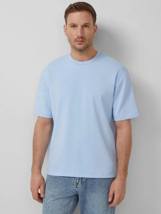 Foto van product Zacht T-shirt van zware jersey in een ontspannen pasvorm s.Oliver blauw