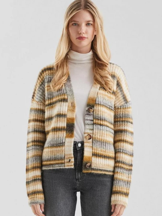 Foto van product Zacht vest in een multimelange look QS