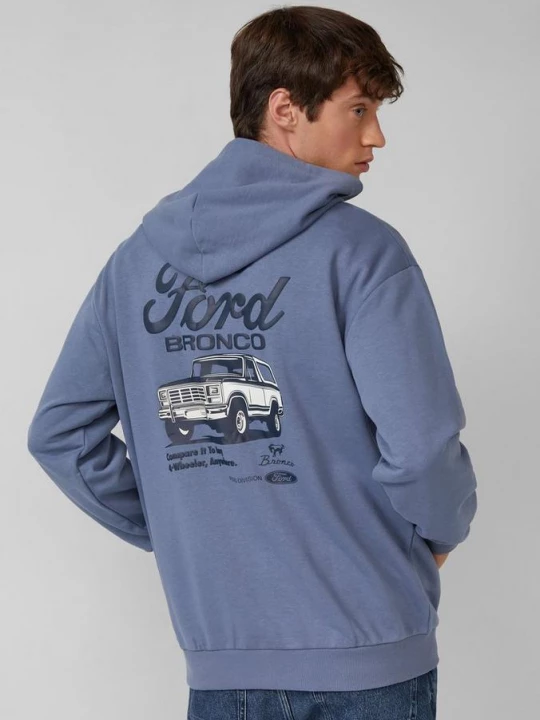 Foto van product Zachte hoodie met Ford® | Discovery Channel® artwork s.Oliver blauw