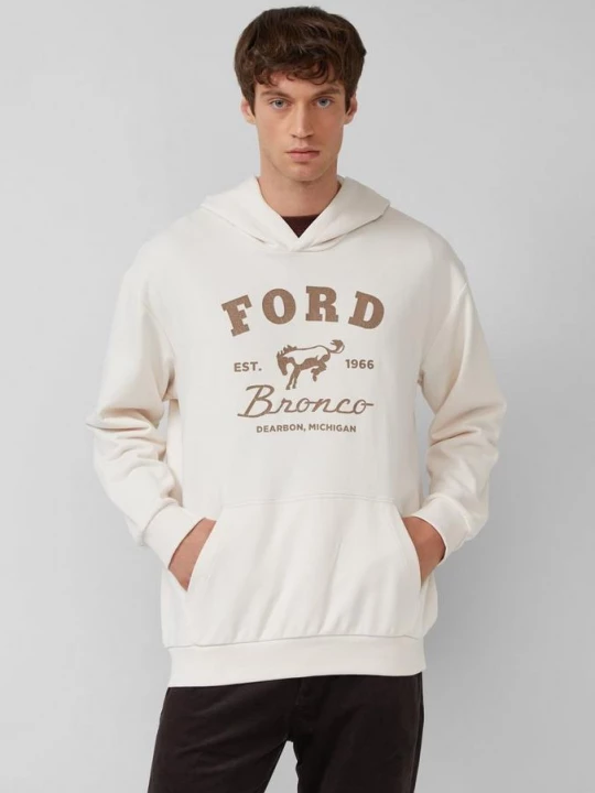 Foto van product Zachte hoodie met Ford® | Discovery Channel® artwork s.Oliver crème