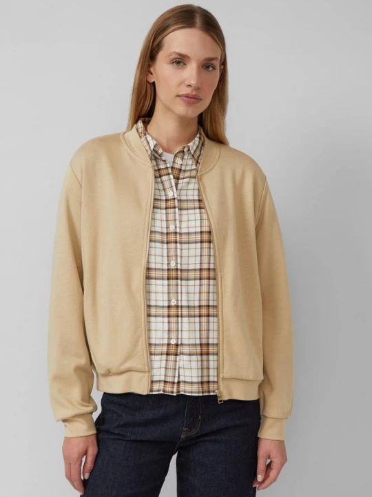 Foto van product Zachte interlock blouson met steekzakken s.Oliver beżowy