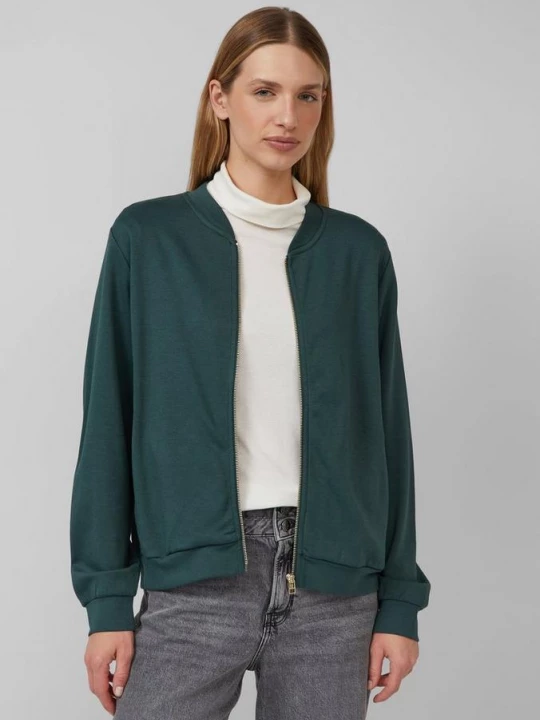 Foto van product Zachte interlock blouson met steekzakken s.Oliver petrol